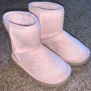 Baby Pink Toddler Boots Size 7